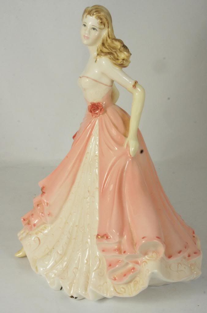 Coalport Lady Figurine "Congratulations" ! Made in England! Stunning
