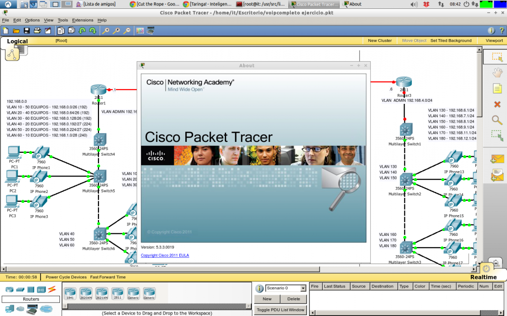 Packet Tracer V.5.3.3