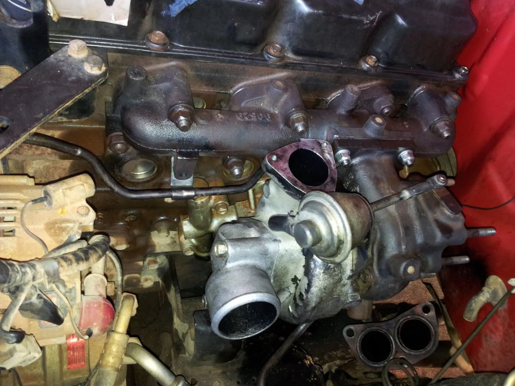 Nissan qd32 turbo manifold #5