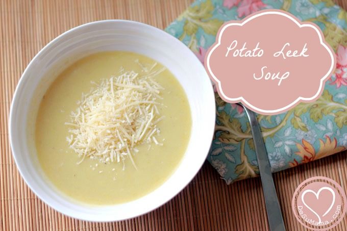 potato leek soup, recipe, potato leek soup recipe, meatless monday, meatless meal, emeals