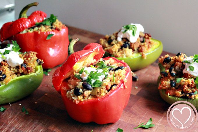 stuffed bell peppers, stuffed peppers recipes, green pepper recipes, red bell peppers, food traditions, latino foods, hispanic recipes