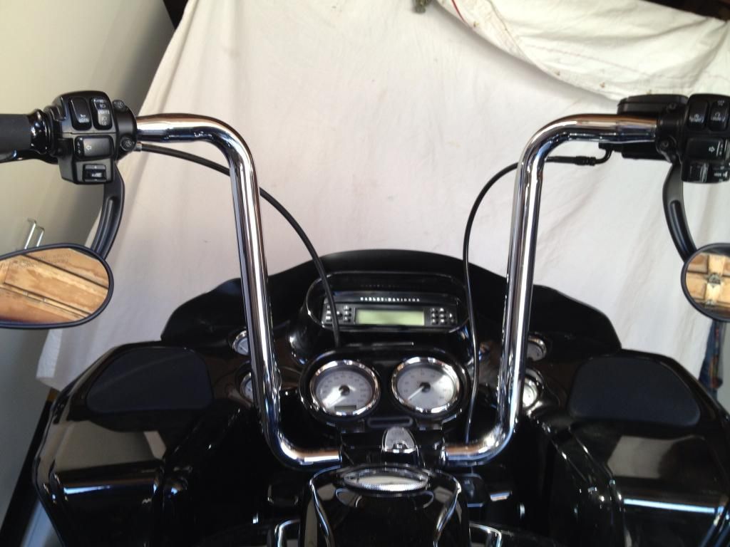 street glide mirrors with apes