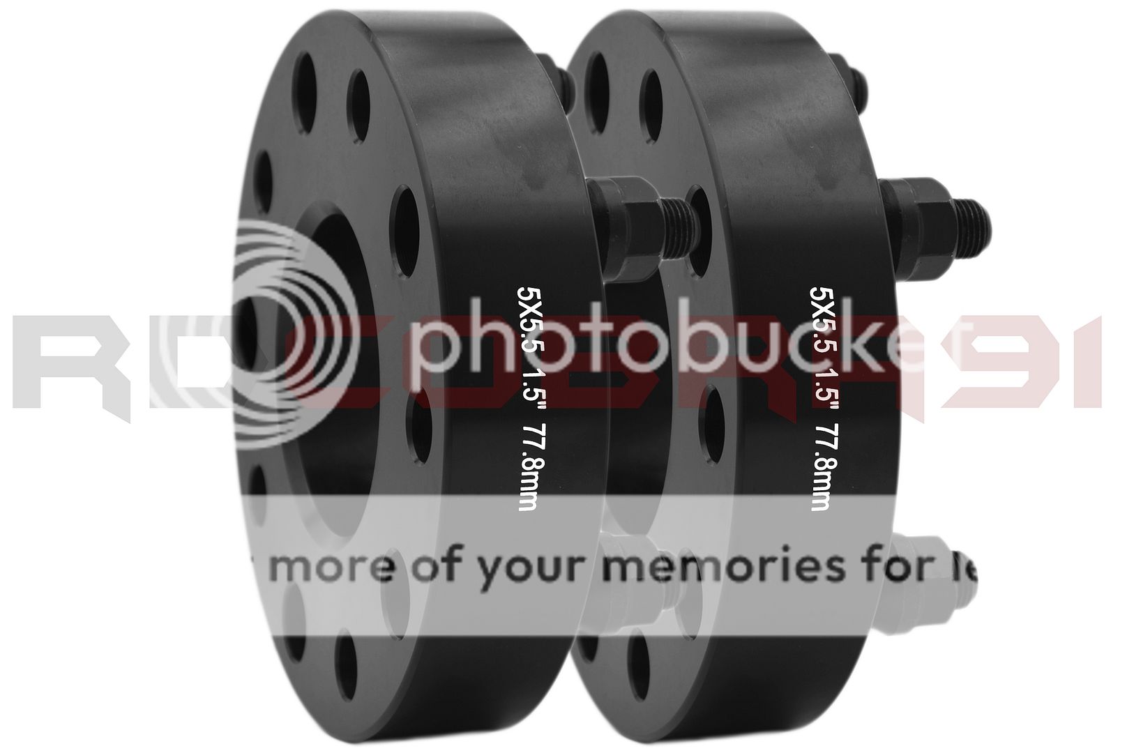 2 Pc Set Of 1.5" Thick Black Hub Centric Wheel Adapters For 20122017 Ram 1500 eBay