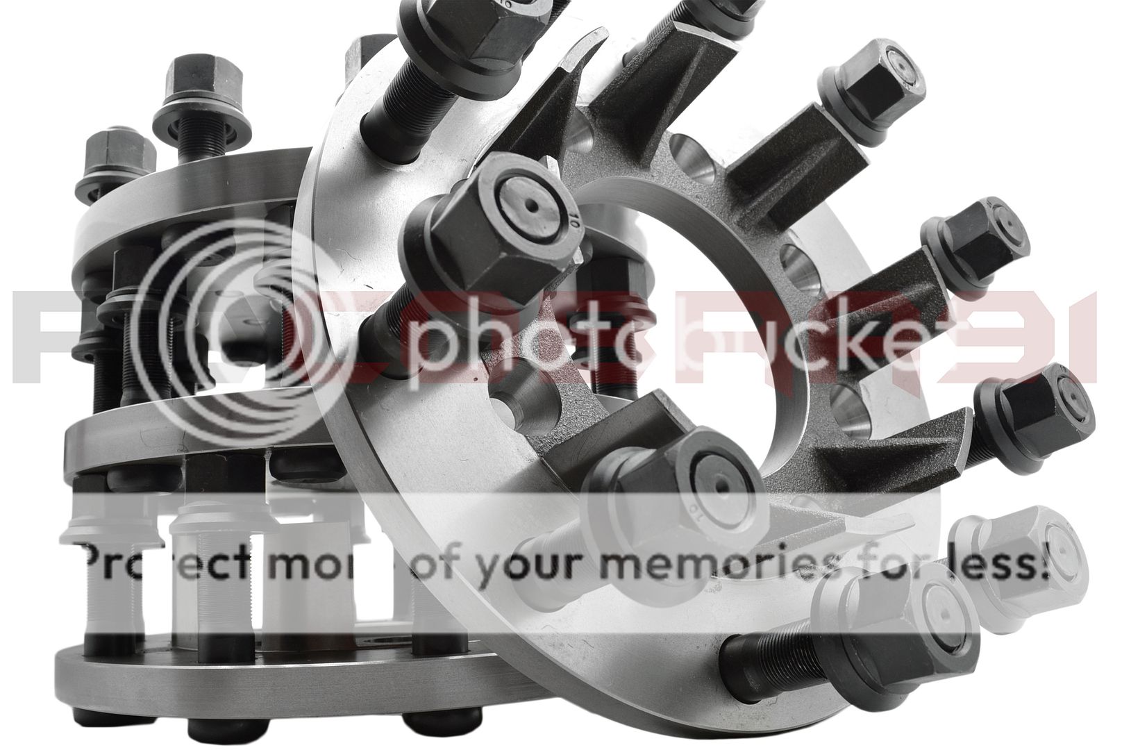 STEEL 22.5 24.5 8 TO 10 LUG SEMI WHEEL ADAPTERS 8X6.5" FITS DODGE RAM