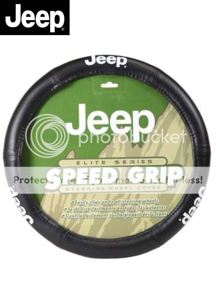 Jeep Elite Mopar Premium Steering Wheel Cover Universal Fit Fast Shipping